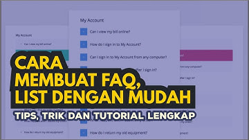 Membuat FAQ di WordPress dengan fitur Elementor Accordion Widget