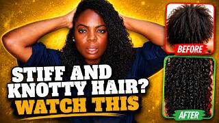 If a Product Has Made Your Child's Hair Stiff and Knotty WATCH THIS