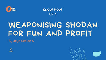 Weaponizing Shodan For Fun and Profit By Jeya Seelan | Rootecstak