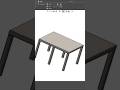 how to make table in solidworks #solidworks #cad #viral #autocad #3dmodeling