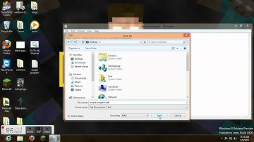 How to make a simple program with notepad!