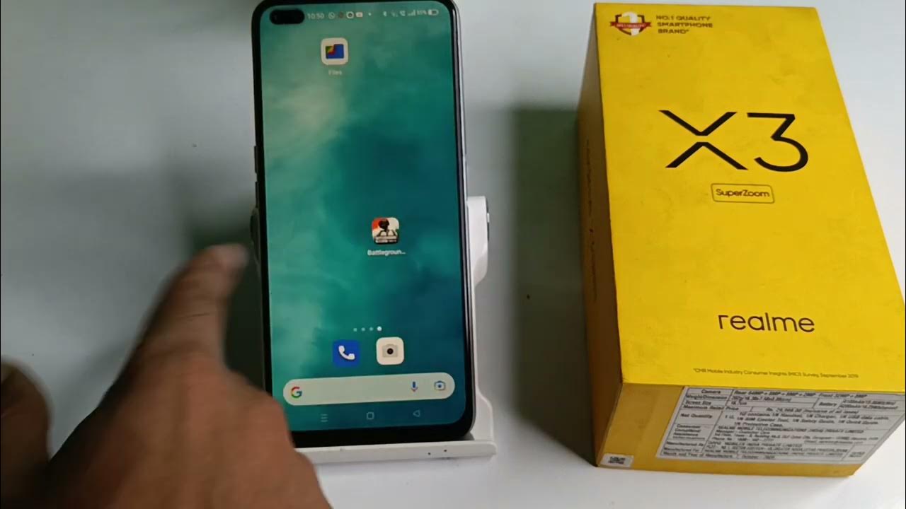 How to on camera flash light in REALME X3, camera mobile setting YouTube