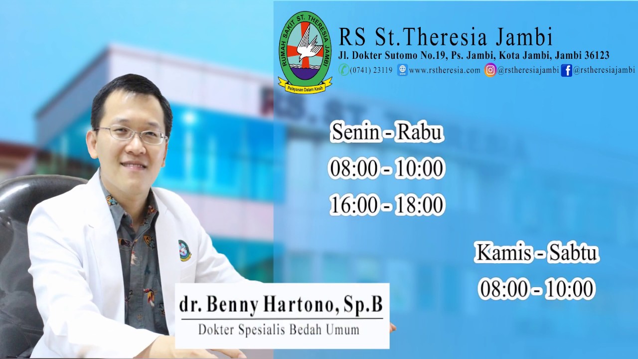 JADWAL DOKTER TERBARU RS THERESIA  JAMBI