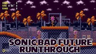 Мульт TAS Sonic Bad Future Editions Speedrun