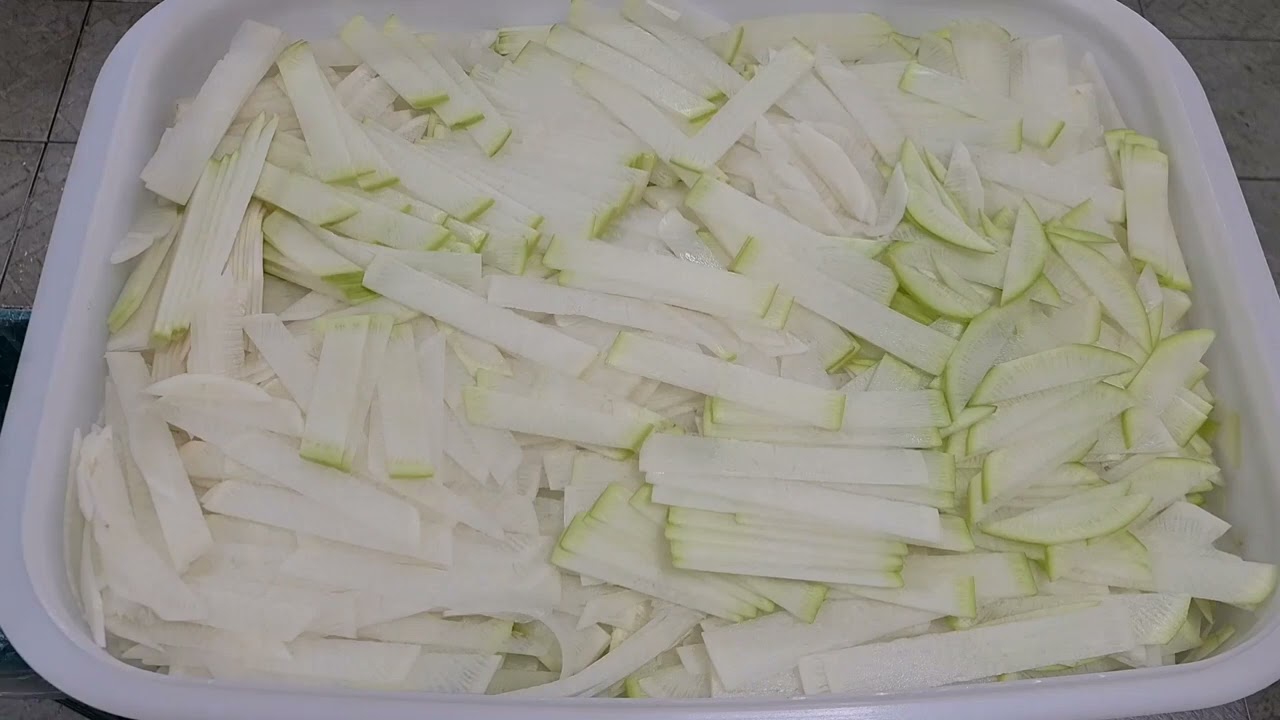 #영업집 냉면 #냉면무김치 만들기