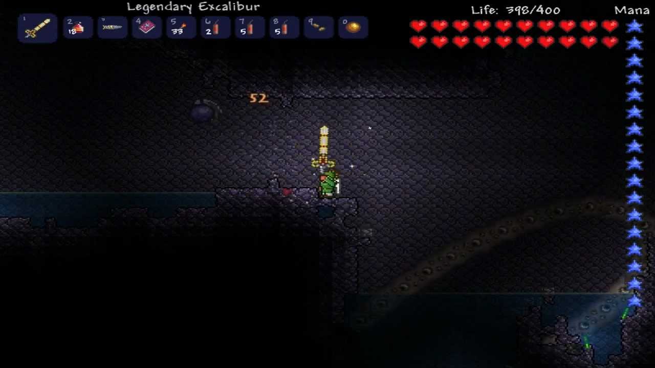 Terraria como encontrar a underground corruption. YouTube