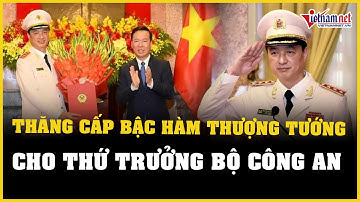 Thăng cấp bậc hàm Thượng tướng cho Thứ trưởng Bộ Công an Nguyễn Duy Ngọc | Báo VietNamNet