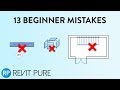 13 Beginner Mistakes To Avoid In Revit