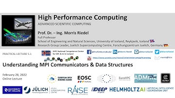 2022 High Performance Computing Practical Lecture 5.1 MPI Communicators & Data Structures Part2 👨‍💻
