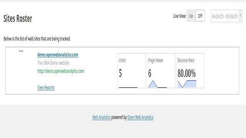 Open Web Analytics - How to Update Open Web Analytics