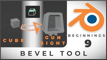 BLENDER BEGINNERS Tutorial 9: Bevel Tool