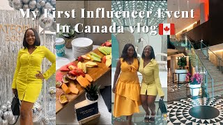 MY FIRST INFLUENCER EVENT IN CANADA// NETWORKING+ MEETING INFLUENCERS + UNBOXING GIFT BAG