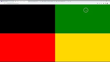 2022-07-11, HTML, CSS 강좌, 103강, absolute, width, height, top, left 로 화면을 2 * 2 등분