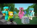 Видео игры Minecraft - Стив и Алекс против мобов Майнкрафт Лего! - Игры битвы онлайн. Видео обзор