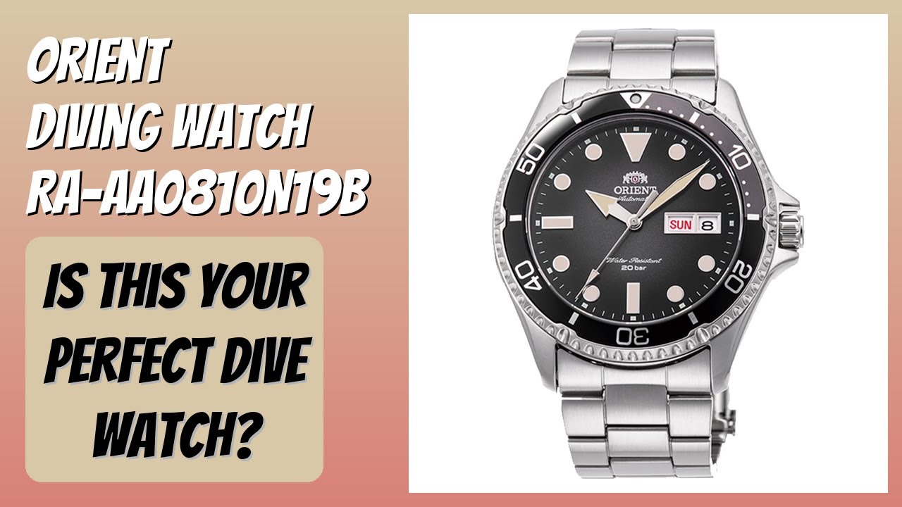 REVIEW (2026): Orient Diving Watch RA-AA0810N19B. Features