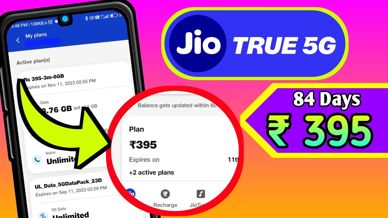 Jio 5G 395 Recharge Jio 5G Cheapest Recharge Jio 5G Recharge For 84 airtel-5g-plans-airtel-5g-recharge-plans-list-launch-youtube