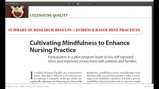 Research vs EBP Articles