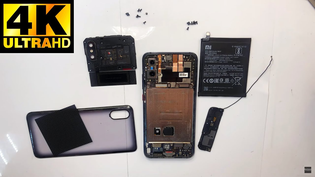 Xiaomi Mi8 Pro - Замена Аккумулятора / Battery Replacement - YouTube