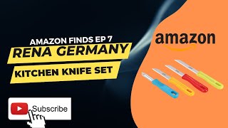 Amazon Finds Ep 7 - Rena Germany Kitchen Knife Set | Best knife set on Amazon