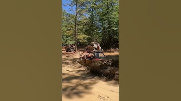 RZR lost in the mud 😅 #shorts #fyp #deep #mud #sxs #rzr #atv #offroad #viral #stuck #muddy