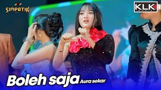 BOLEH SAJA - AURA SEKAR - LIVE SIMPATIK MUSIC KLK AUDIO - ALAS TELOGO PASURUAN