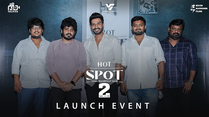 HOTSPOT 2 MUCH - Full Launch Event | Vishnu Vishal | Vignesh Karthick | KJB Talkies