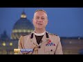 Catholic chaplain of the british army participates in ceremony with pope francis  ewtn news night