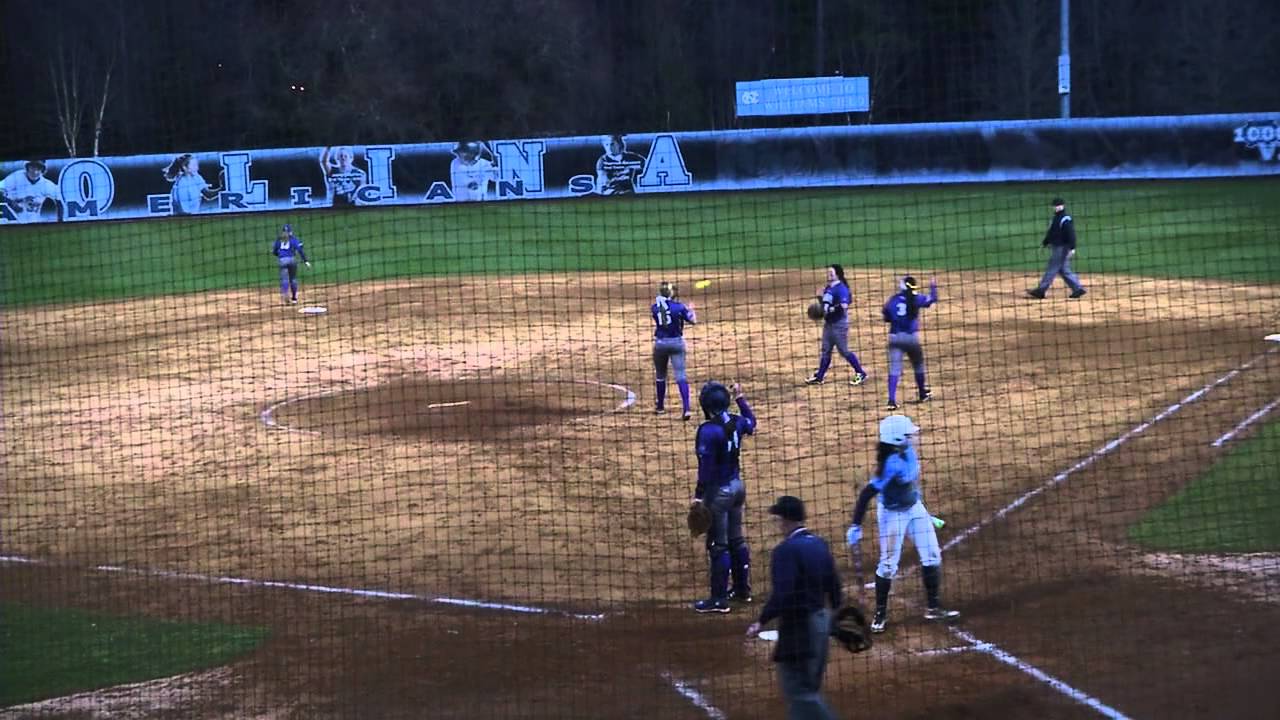 UNC Softball Highlights vs. Western Carolina YouTube
