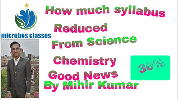Reduced Syllabus for CBSE Class 9 2020-21/How much syllabus is reduced for class 9 Science/CBSE