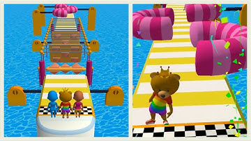 Fun Race 3D #20 🐌🐅#gameplay #mobilegames All Levels 3D Game Gameplay (iOS & Android)
