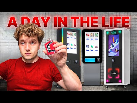 Day In The Life Of A Vape Vending Machine Business 2025 - YouTube