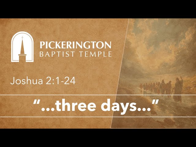 Pastor BJ VanAman  | Three Days