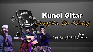 Video thumbnail of "Sauqbilu Ya Kholiqi Kunci Gitar Mudah Lengkap"
