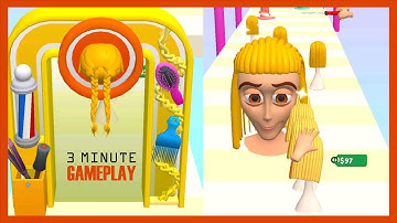 Wig Maker | 3 Minute Gameplay pt.02 | Level 6-10