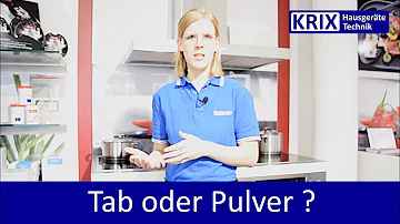 Was ist günstiger Tabs oder Pulver für Geschirrspülmaschine?