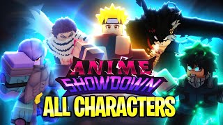 (RELEASE) Anime Showdown ALL Characters Full Showcase