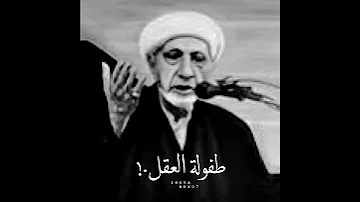 طفولة العقل عند بعض الناس درر الشيخ احمد الوائلي حالات واتس تعجبكم 