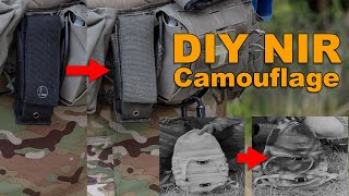 Paint your Tactical Gear!  How to do NIR Camo yourself  Infrared Camouflage DIY