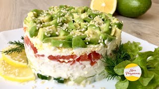 Салат СУШИ Самый Вкусный Рецепт для Любителей Суши