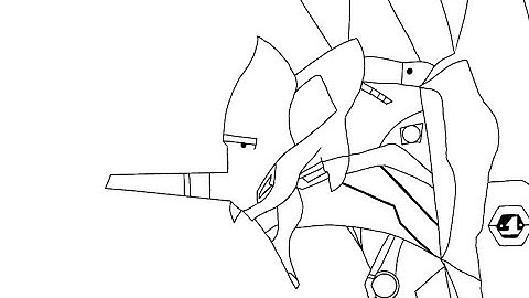 Drawing The Evangelion Unit 01 || ultraXman