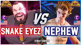 SF6 🔥 Snake Eyez (Zangief) vs Nephew (Luke) 🔥 Street Fighter 6
