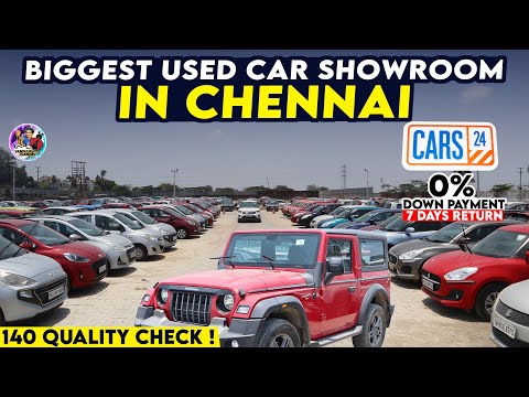 Biggest Used Car Showroom in Chennai | CARS24 | 0% Down Payment | 700+ Cars | VANDU URUTTI