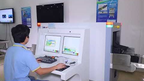 Middle Size Dual View X-ray Baggage and Luggage Inspection Scanner for Public Security Scanning