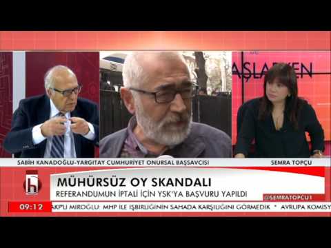 SABİH KANADOĞLU - MÜHÜRSÜZ OY SKANDALI