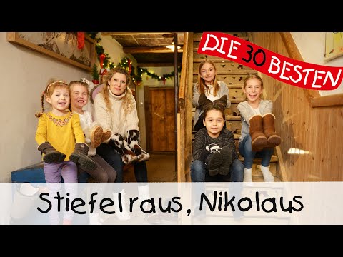 ⛄️ Stiefel raus, Nikolaus - Weihnachtslieder für Kinder || Kinderlieder