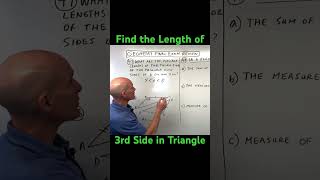 Find the Possible Lengths of the 3rd Side in a Triangle Given 2 Side Lengths