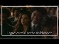 Legacies s2 real scene vs blooper