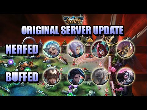 ORIGINAL SERVER UPDATE - PATCH NOTES 1.4.36 MOBILE LEGENDS