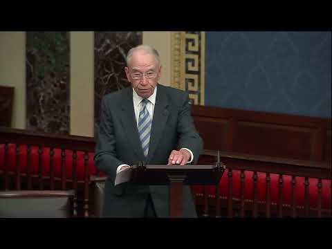 Grassley on Civilian Control of the Military and General Mark Milley