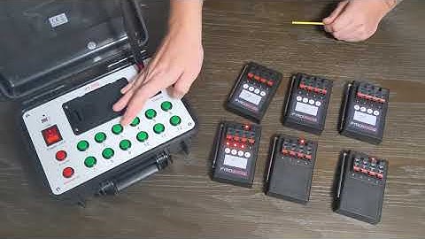 DB04R / P4 Firing Module Advanced Cue Programming